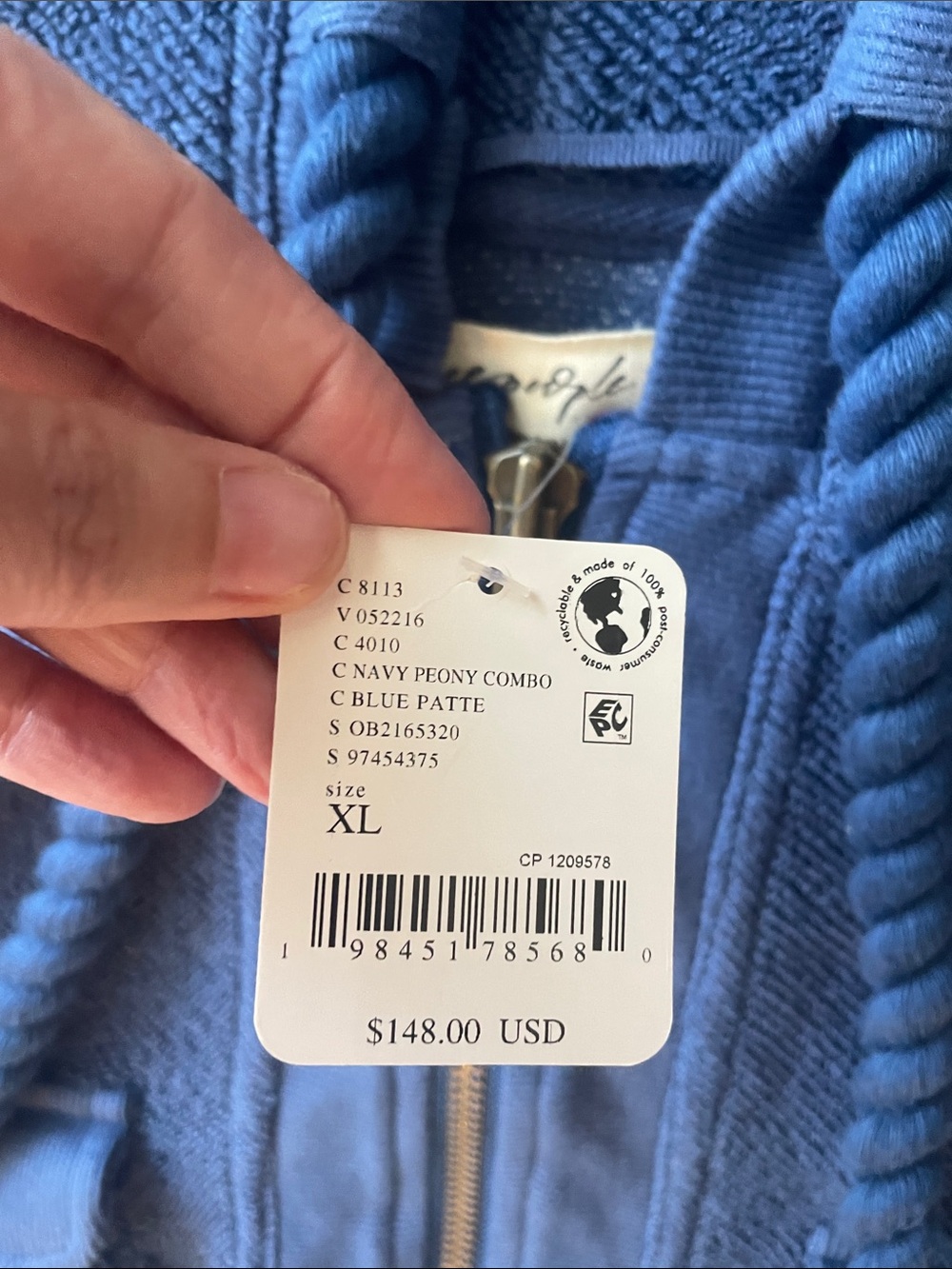 Free People So Lush Sweatshirt- Size XL - Picture 5 of 9